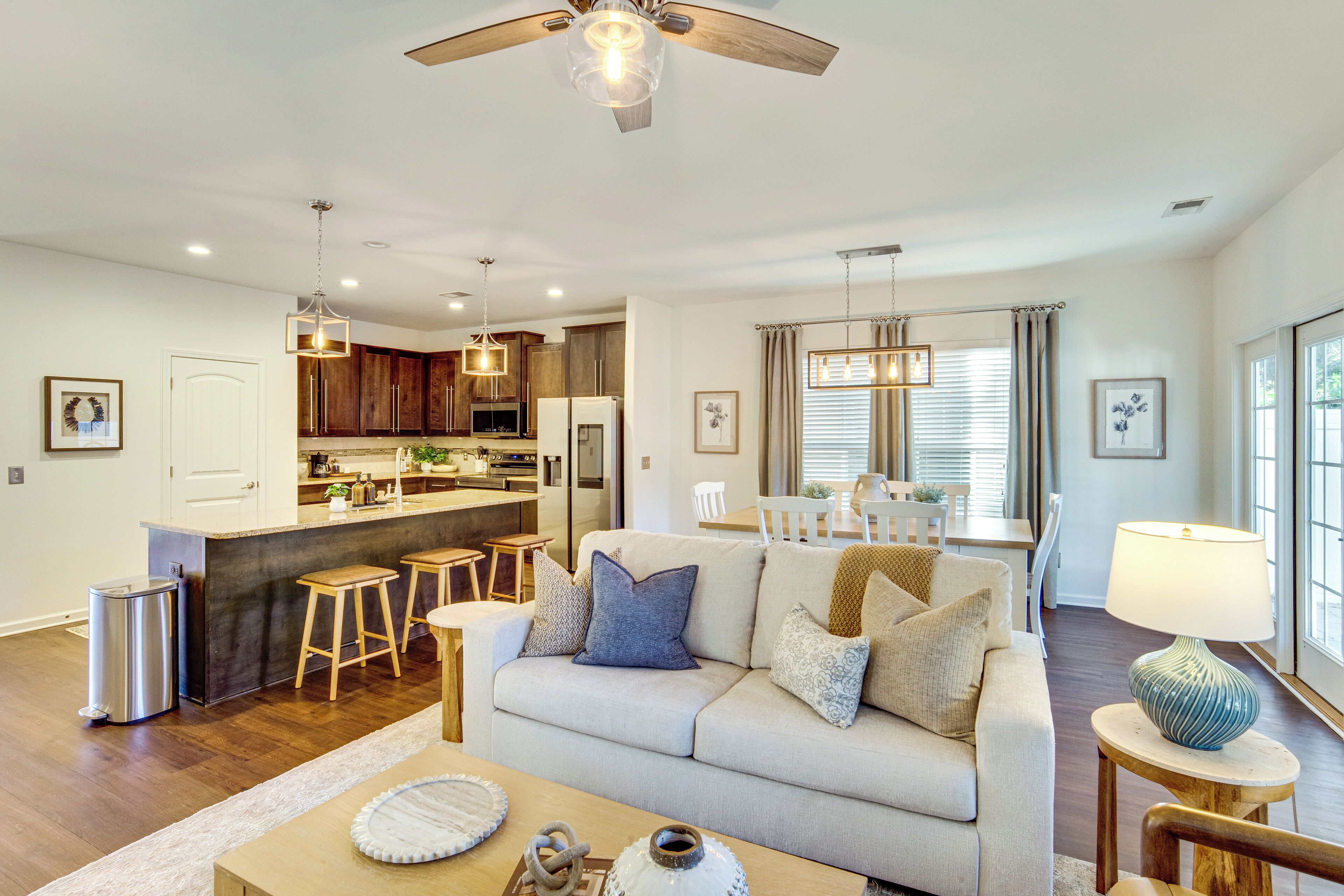 TV, peis og stereoanlegg