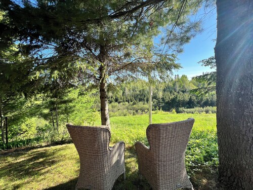 Escapade au Saguenay, cottage au charme rustique
