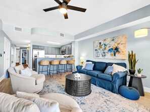Condo, 1 King Bed with Sofa bed (Calypso 3-2003 - Sunset Bliss) | Living area - Calypso 3-2003 (Panama City Beach)