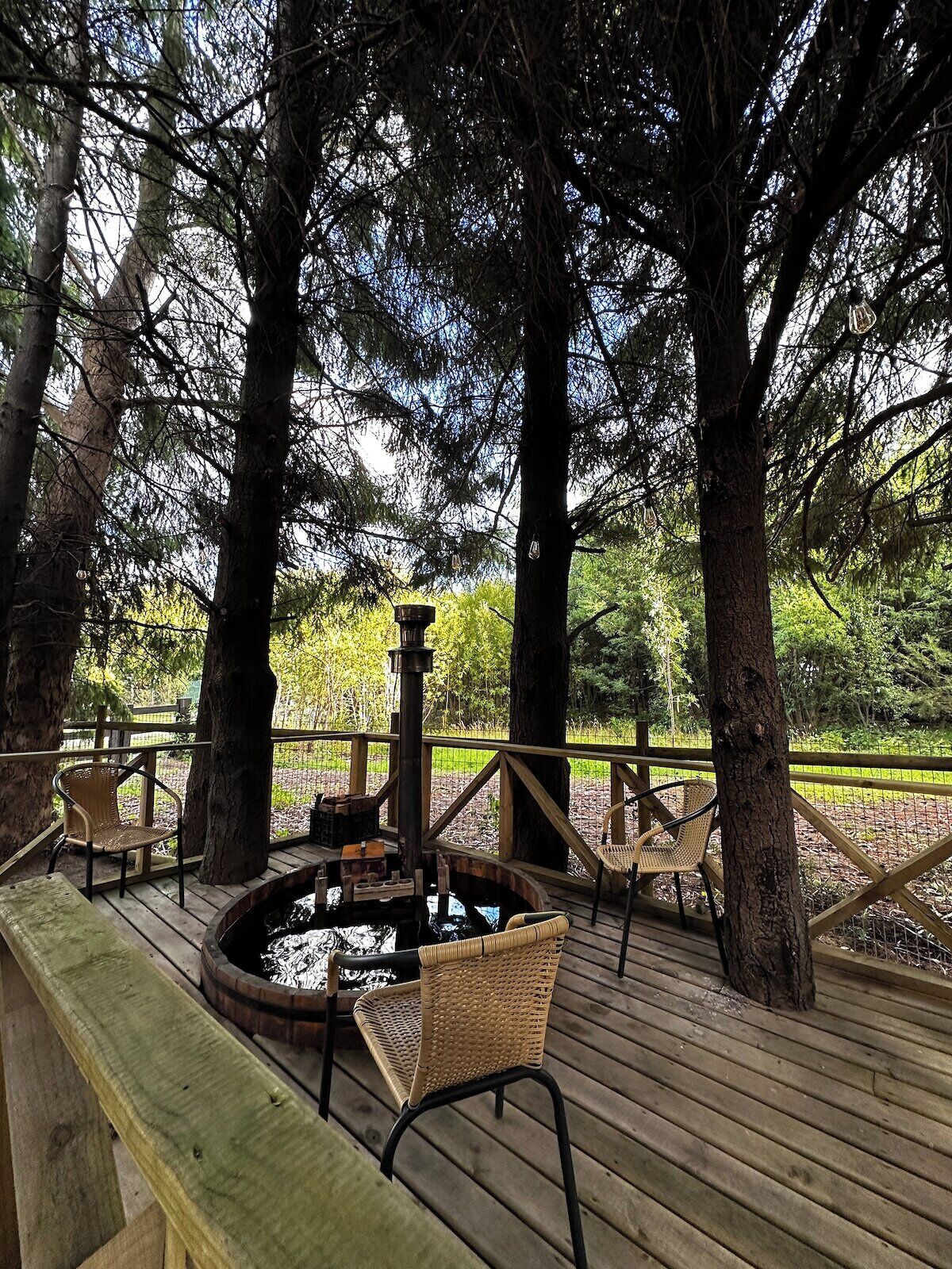 Baignoire à remous extérieure