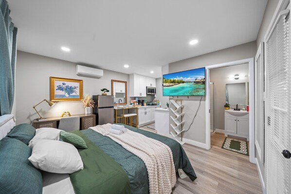 1 多间卧室、办公桌、免费 WiFi、床单