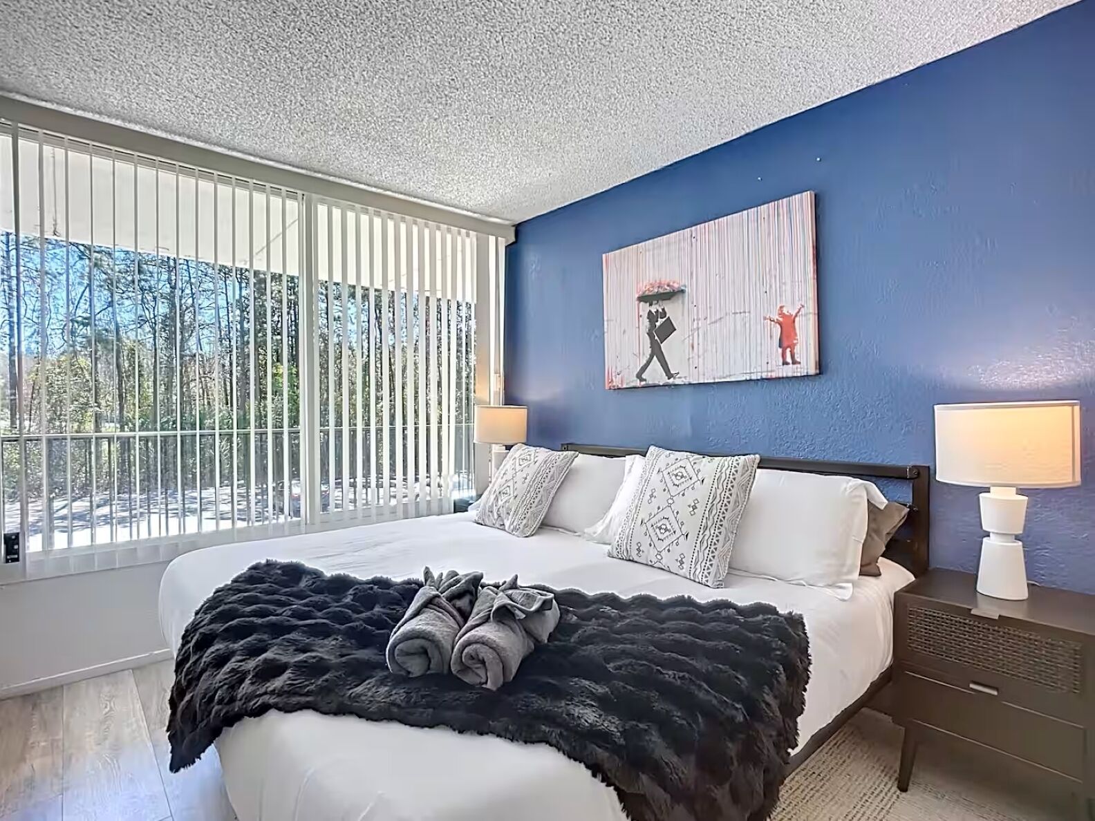 1 間睡房、熨斗/熨衫板、Wi-Fi、床單