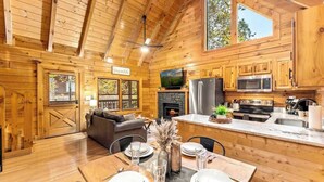 Private kitchen - Hidden Cozy Cabin Villa with Hot Tub Close to Everything (Pigeon Forge)