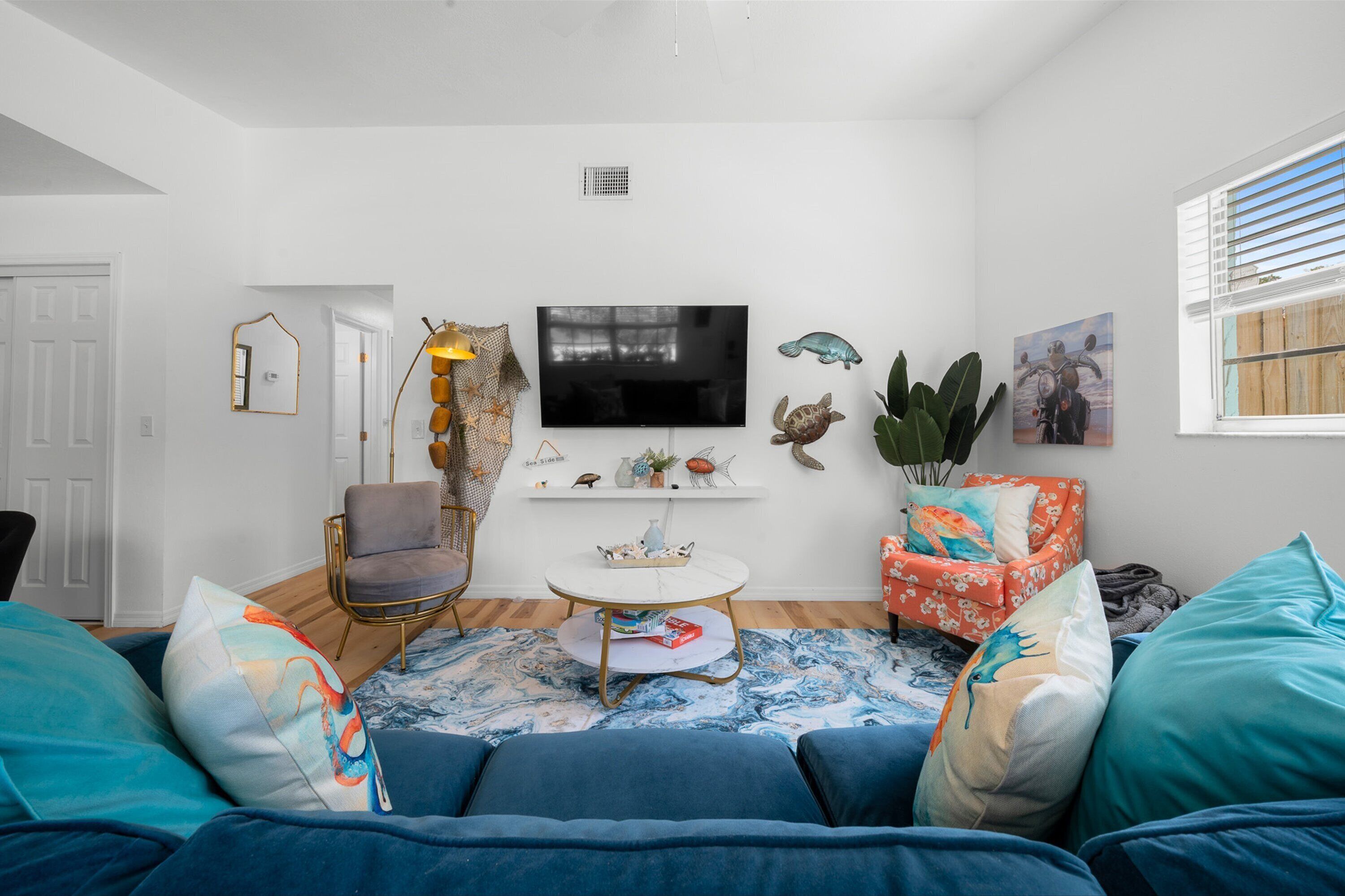 Casa, 3 camere da letto, non fumatori, animali ammessi | Area soggiorno | TV