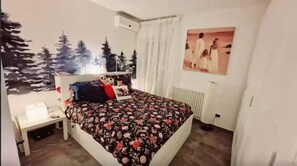 1 غرفة نوم وواي فاي وملاءات أسرّة