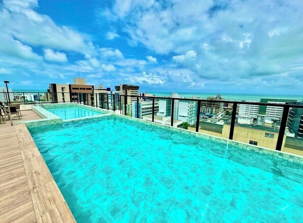 Pool - Modern Studio • Near the Beach-500m • Rooftop Pool (João Pessoa)