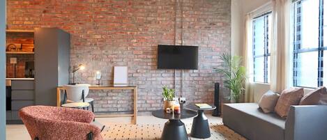 1 室のベッドルーム、アイロン / アイロン台、WiFi、ベッドシーツ