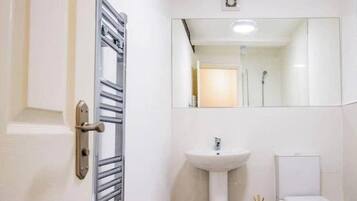 Hair dryer, towels