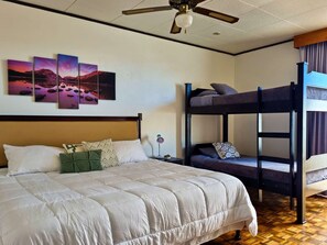 Desk, WiFi, bed sheets