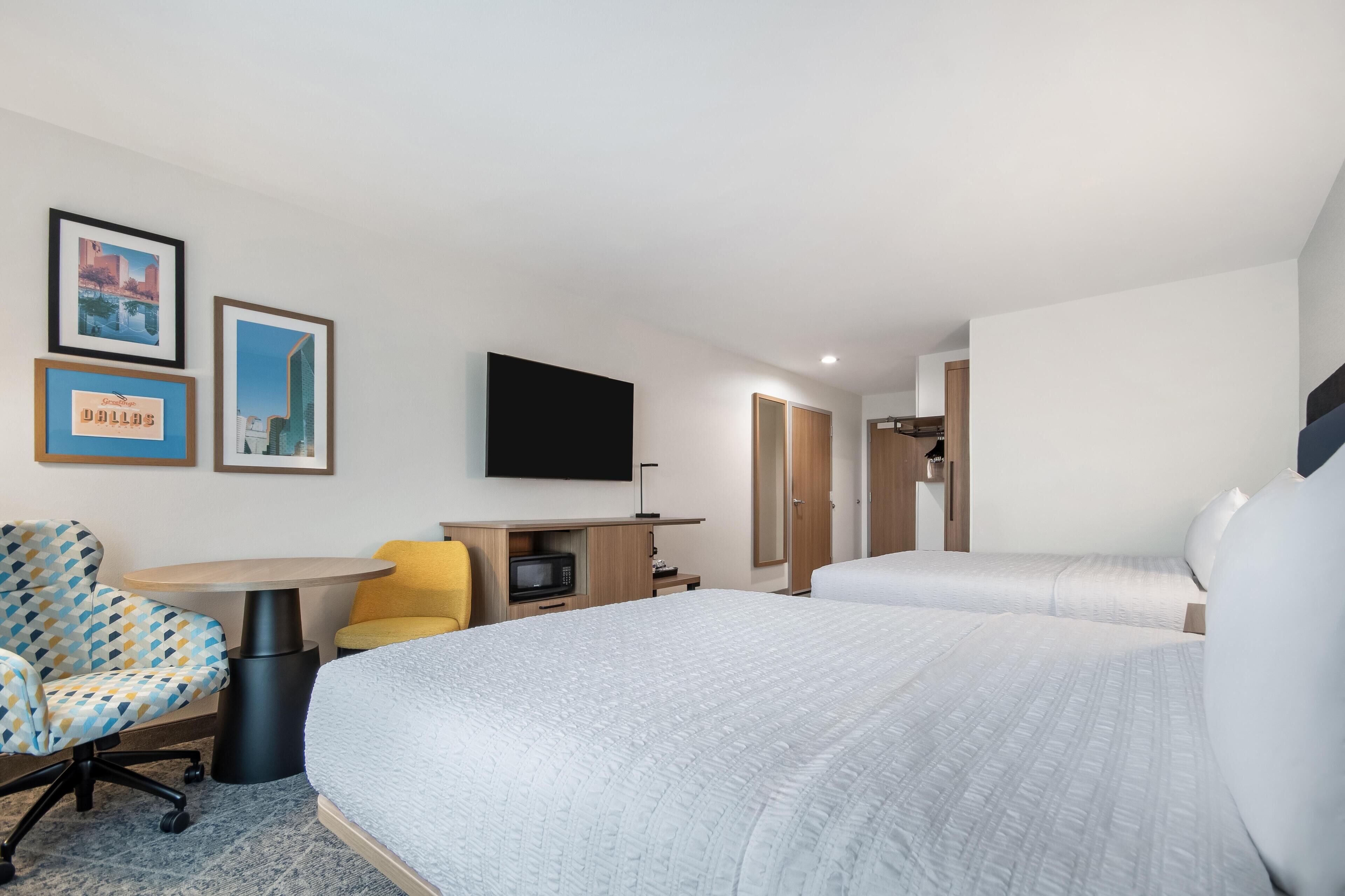 Skrivebord, skrivebord for bærbar PC og blendingsgardiner