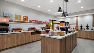 Free daily buffet breakfast