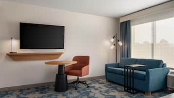 Estudio, 1 cama de matrimonio grande, frigorífico y microondas (Wet bar) | Wifi gratis