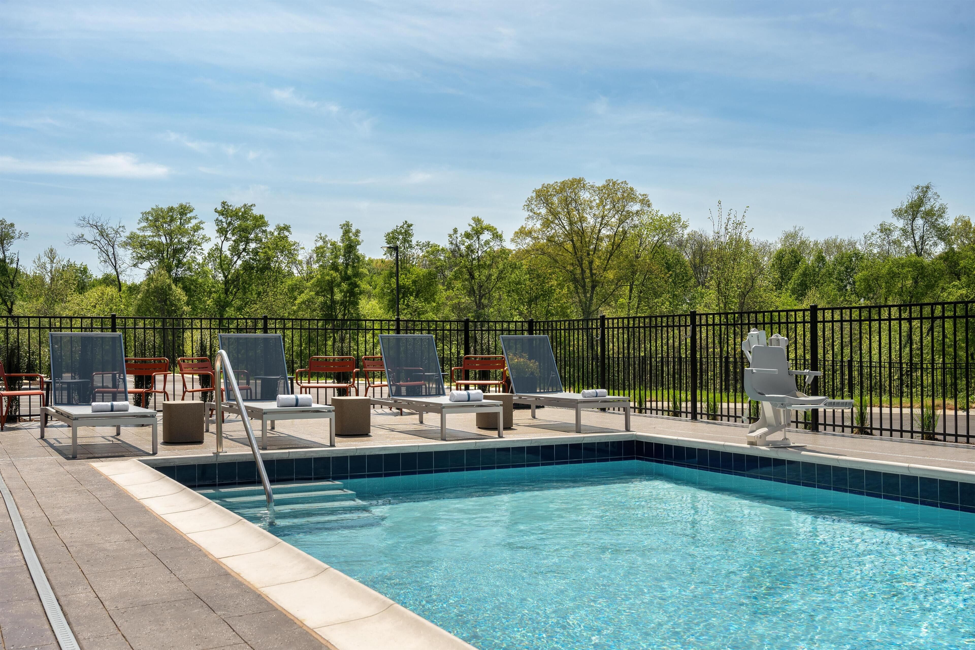 Seasonal outdoor pool