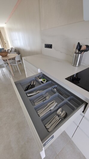 Coffee/tea maker, fridge, microwave, oven - Casa Xabi, Private terrace - Puerto del Carmen (Puerto del Carmen)