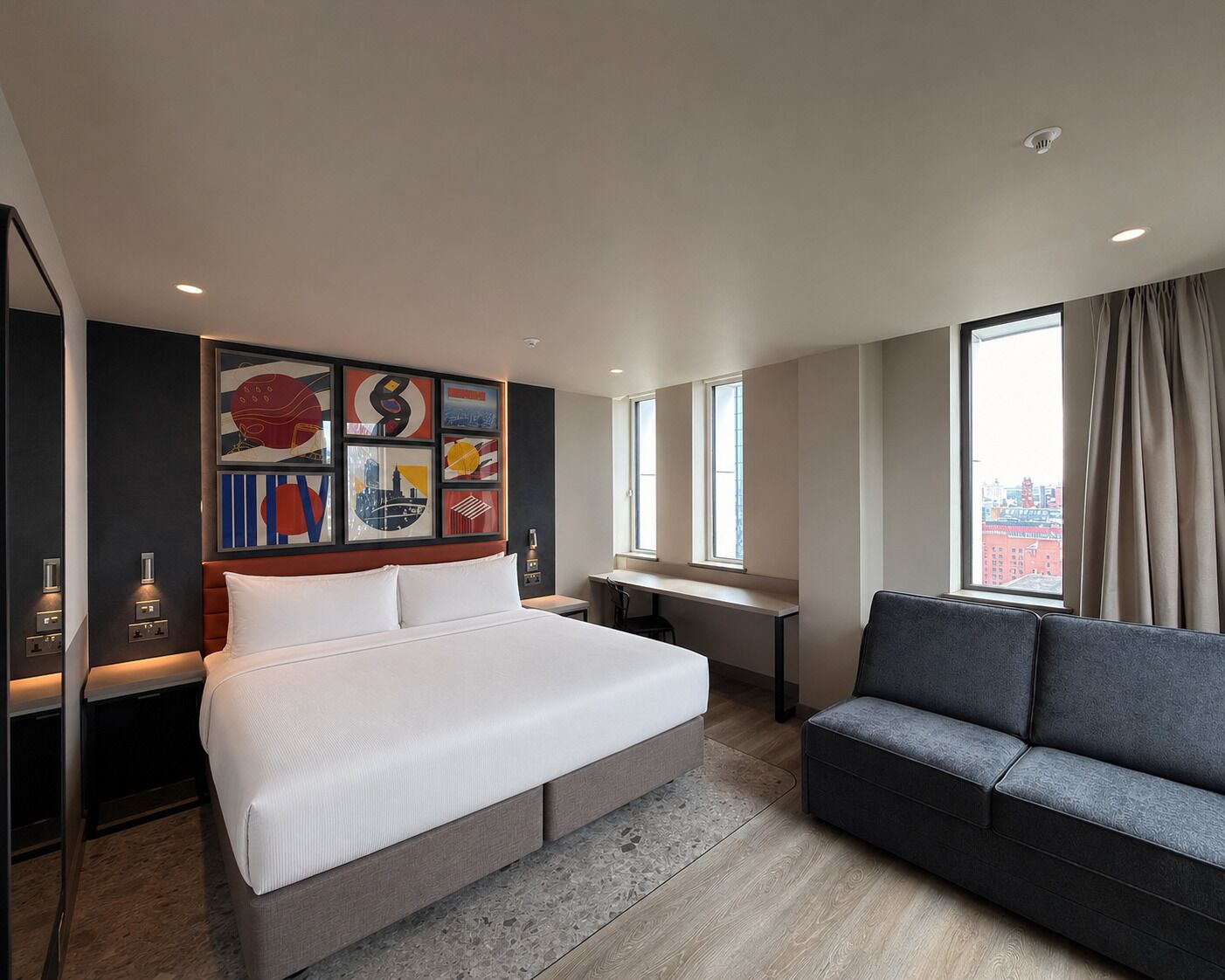 Habitación superior, 1 cama King size y sofá cama | Wifi gratis 