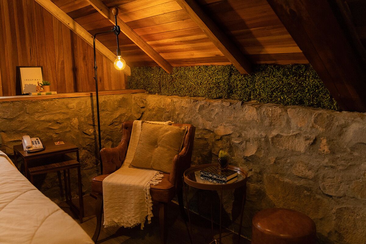 Suíte superior, vista para o jardim | Cortinas blackout, quartos à prova de som, Wi-Fi de cortesia