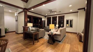 TV connectée, cheminée