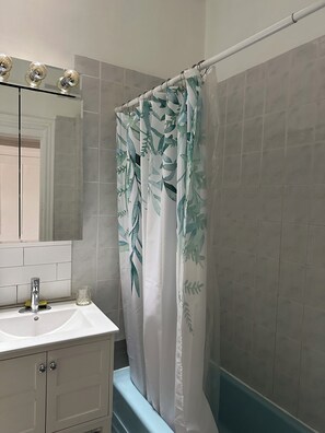 Hair dryer, towels, soap, toilet paper - Spacious 2 bedroom in brownstone Brooklyn (Brooklyn)
