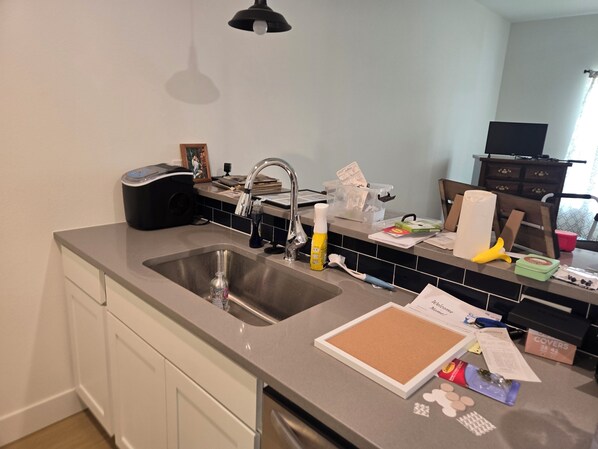 Private kitchen - Cozy 2-bedroom apartment in welcoming Elkins with AC (Elkins)