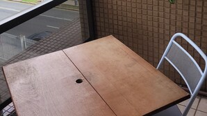 屋外ダイニングエリア