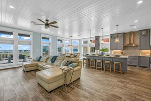 Smart TV, DVD player, books, video library - Hot Tub | Ocean Views | Fenced Yard (Crystal Beach)