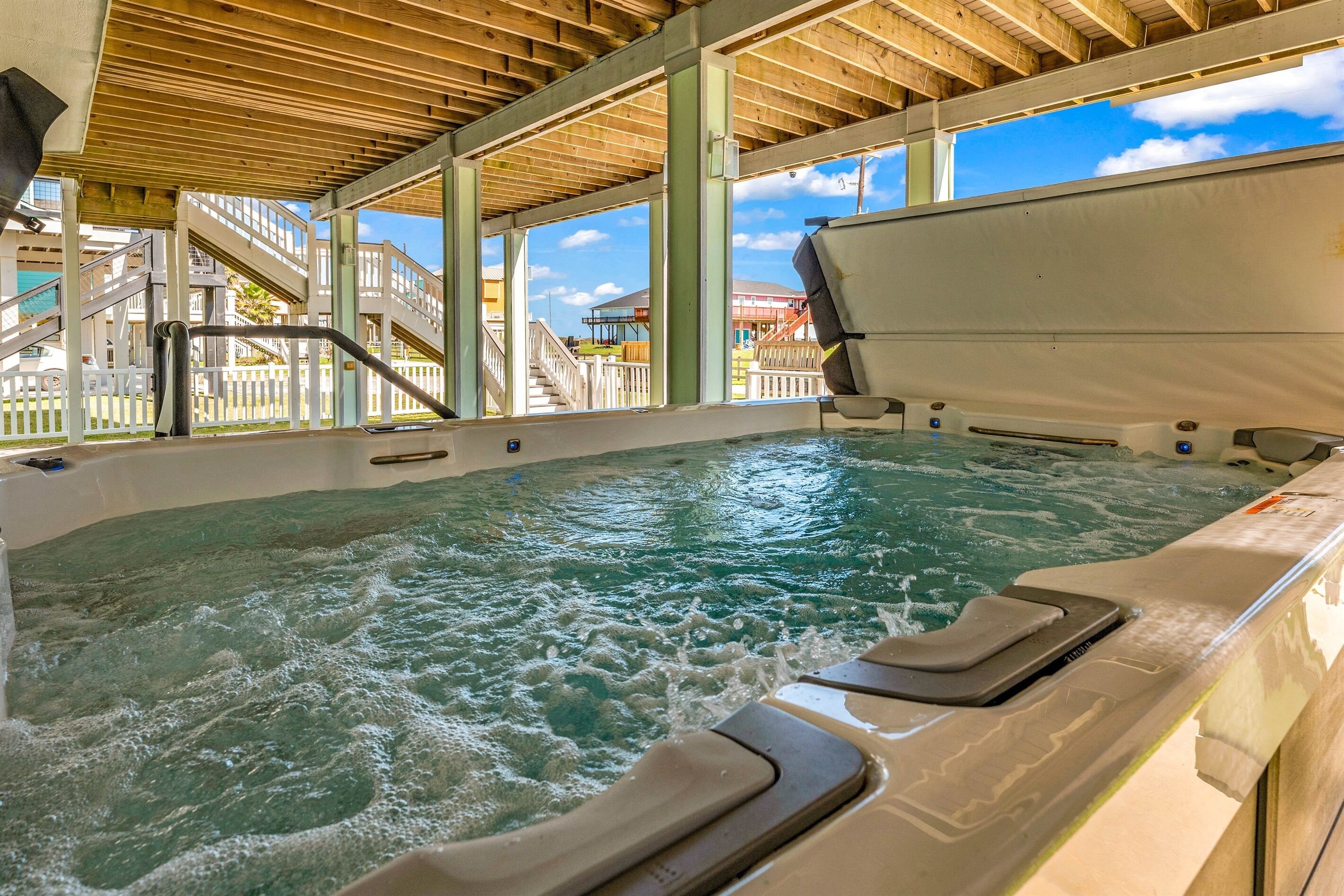 Bañera de hidromasaje exterior