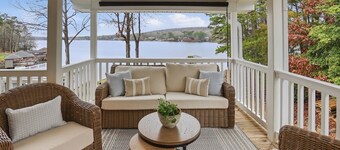 Main channel views, private dock, fire pit, beautiful sunsets, sleeps 8-10