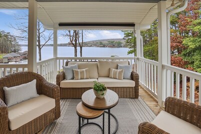Main channel views, private dock, fire pit, beautiful sunsets, sleeps 8-10