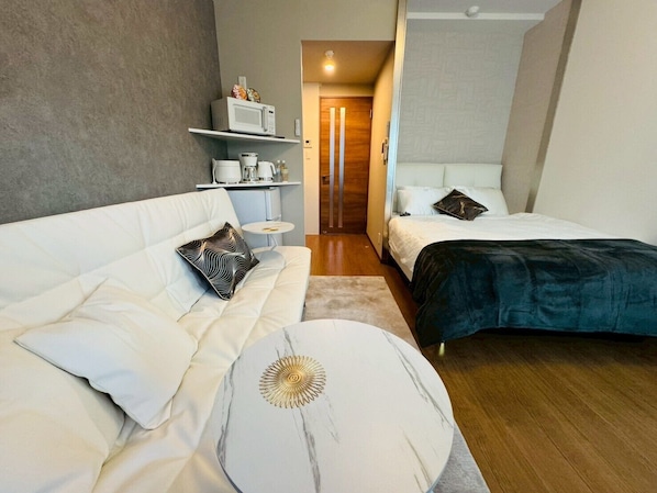 WiFi, bed sheets - New! LuxurySweet Hakata Ekiminami 52 ・Max 3~4 people, 5 min. drive from Hakata Station, New construction (Fukuoka Hakata Ward)