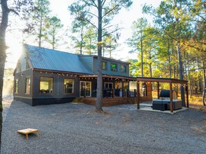 Exterior - GLOW Pickleball, Outdoor Theater, Hot Tub, Sauna, Game Room, Playground, Pet, EV (Broken Bow)