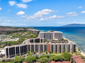 Exterior - Kaanapali Shores 213 2BD North Kaanapali Resort Condo Overlooking Pool, Palms & Courtyard (Lahaina)