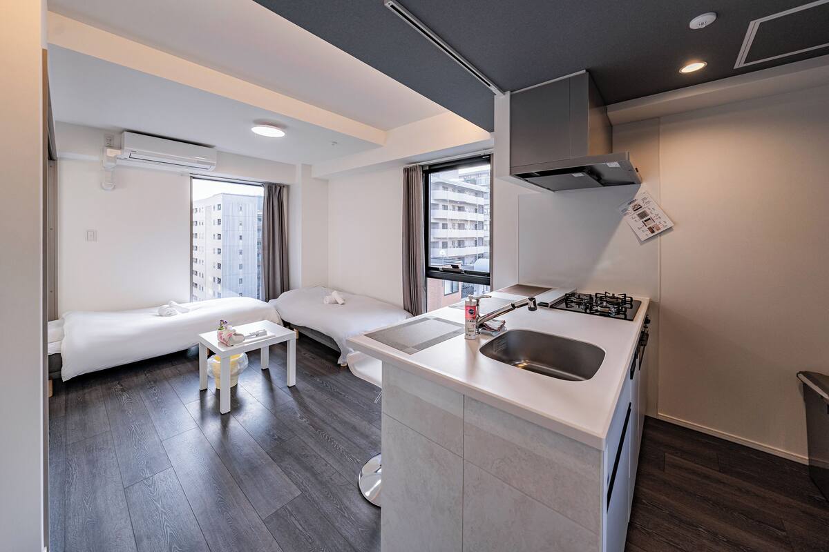 Superior Quadruple Room, Balcony, City View | Desk, laptop workspace, blackout curtains, soundproofing