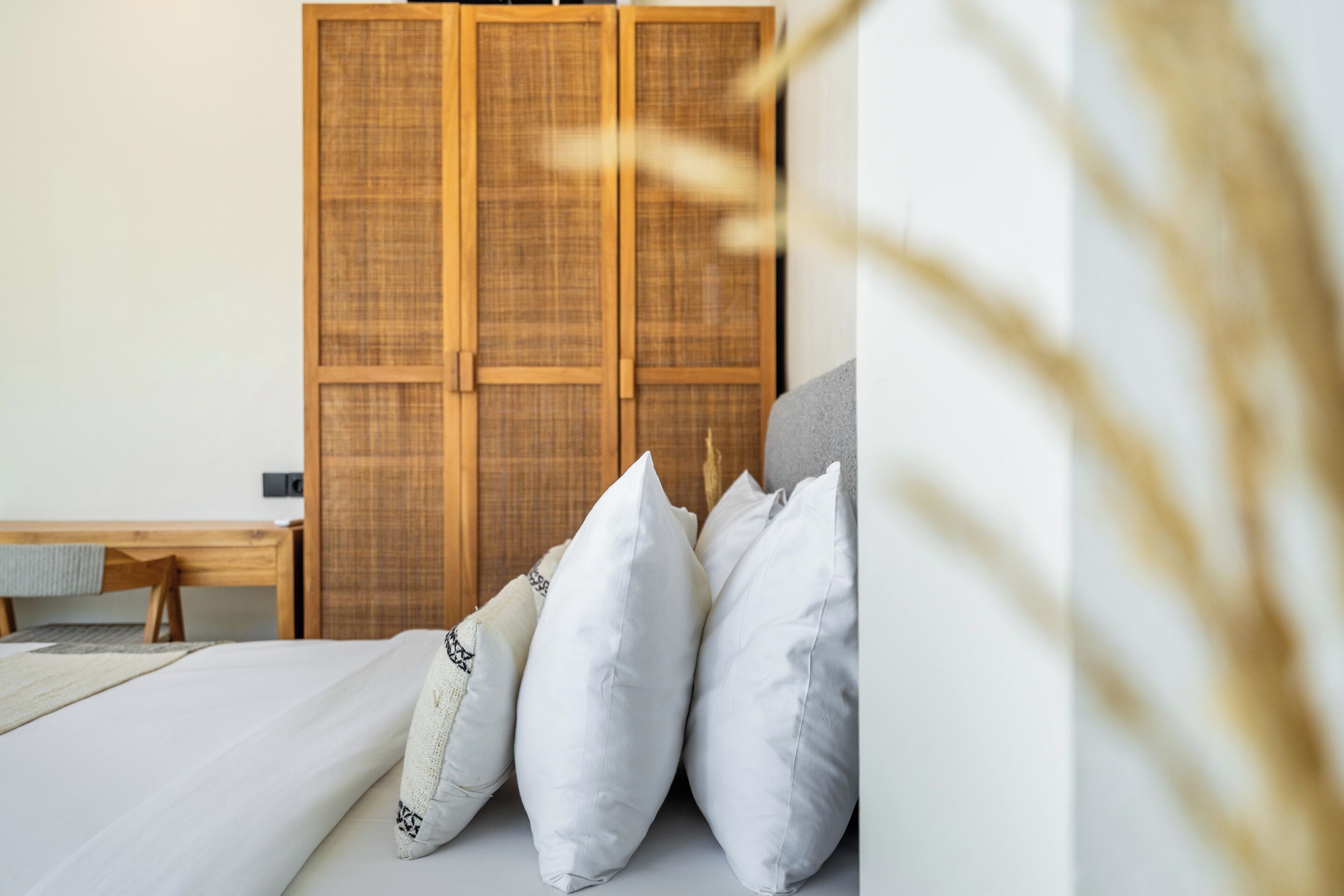 Desk, laptop workspace, iron/ironing board, cots/infant beds