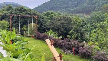 Utsikt mot trädgården