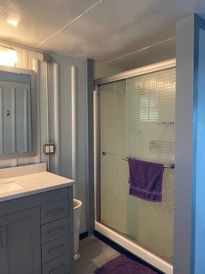 Hair dryer, towels, soap, toilet paper - Charming 1-bedroom guest house with Ocean Views in Los Angeles (Rancho Palos Verdes)