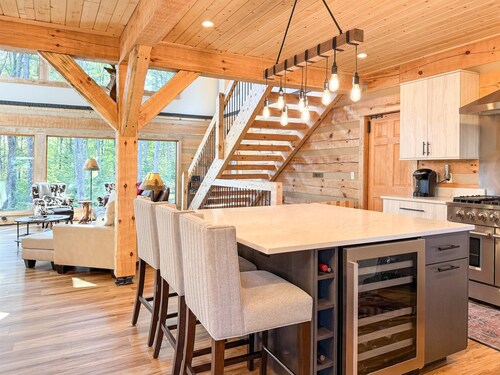 Camp Decoy — Modern Luxury Timber-Frame Cabin in Northern Michigan