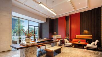 Sala de estar en el lobby