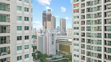 Apartemen, 2 kamar tidur, pemandangan kota | Balkon