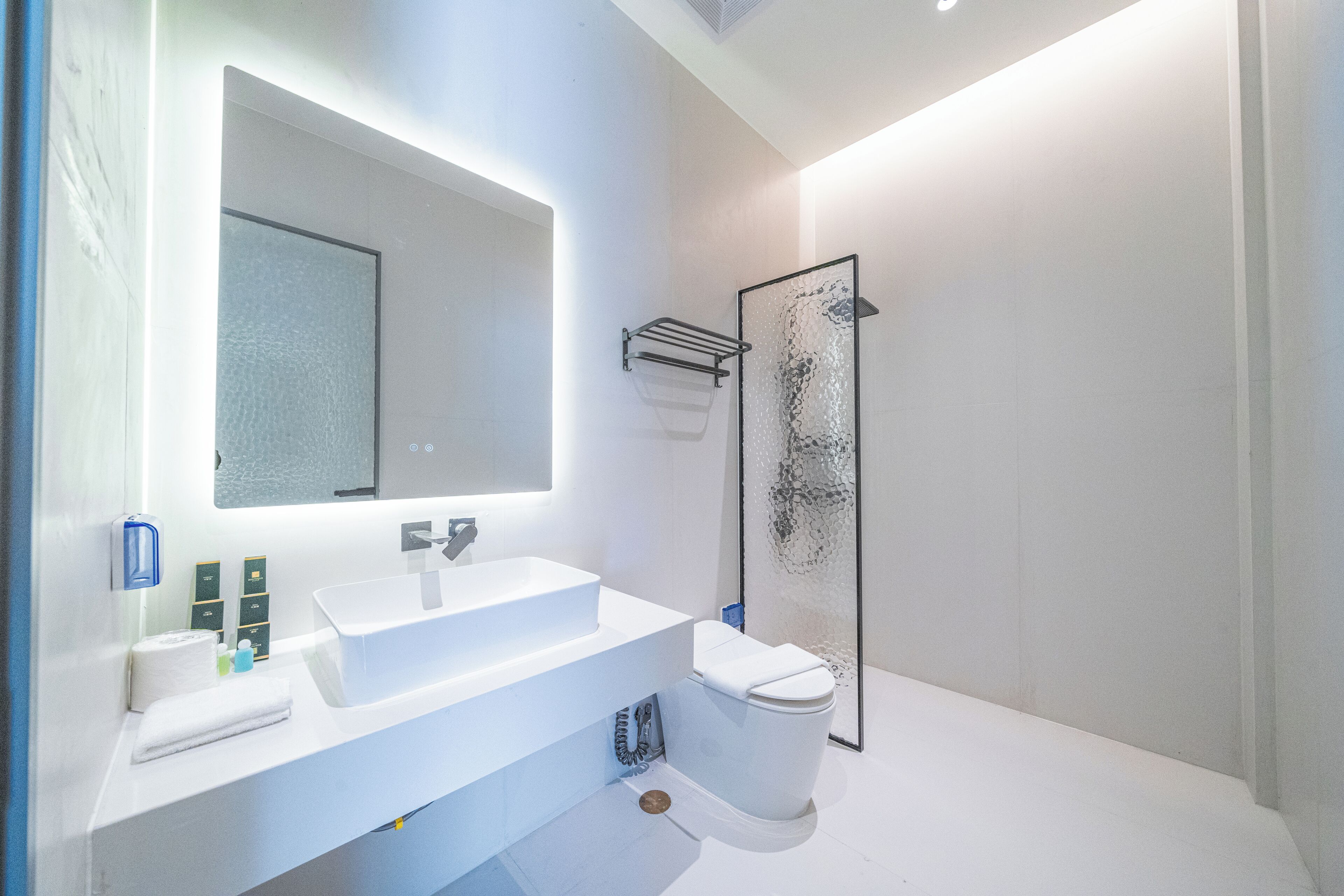 Villa | Bathroom | Shower, rainfall showerhead, free toiletries, hair dryer
