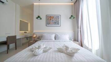 Villa, Private Pool, Courtyard Area | Bed sheets