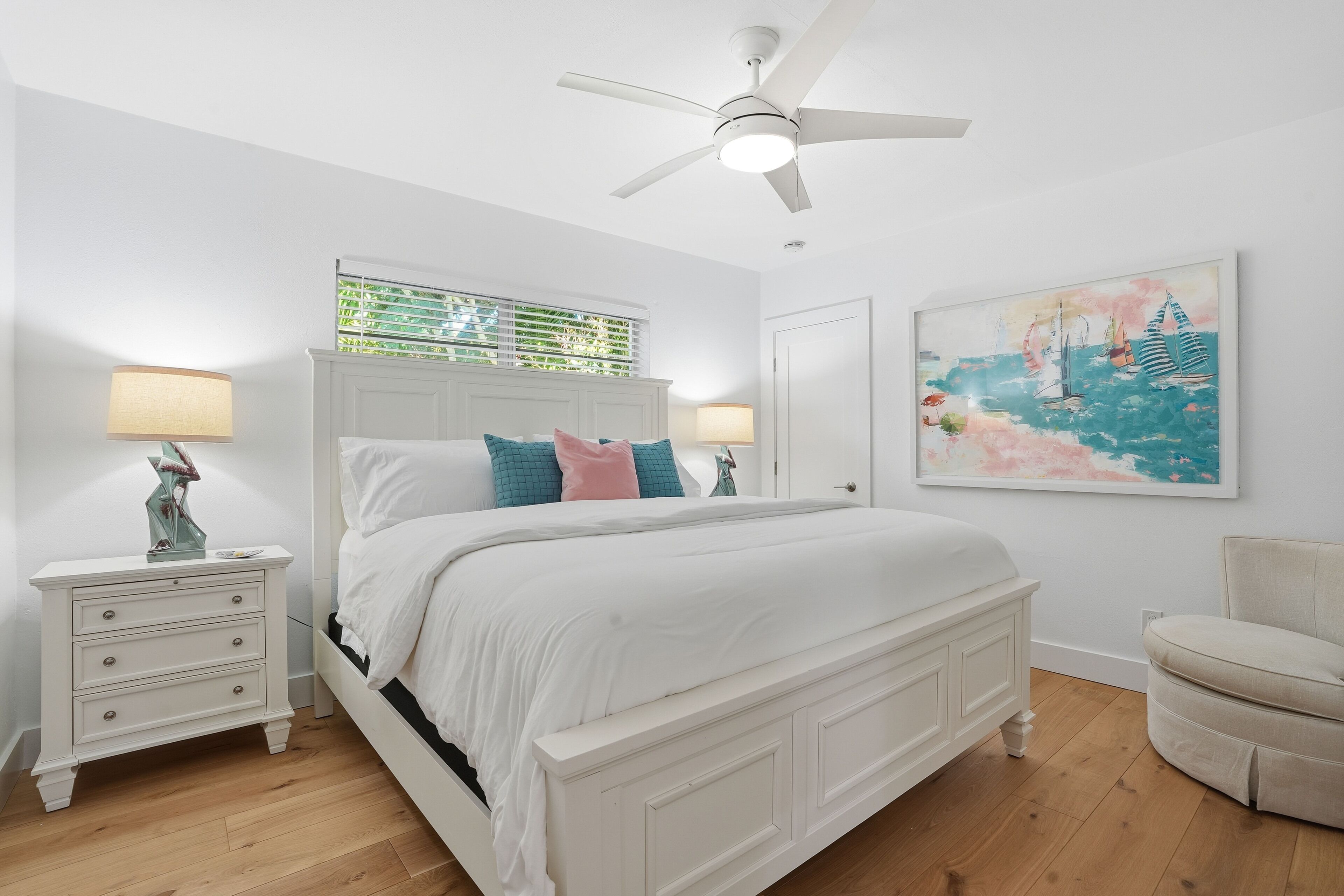 2 多间卧室、熨斗/熨衣板、WiFi、床单