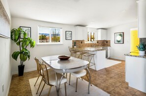 Dining - Pool + Spa + Stargazing: Stylish Mid-Century Home Near Joshua Tree National Park (Twentynine Palms)