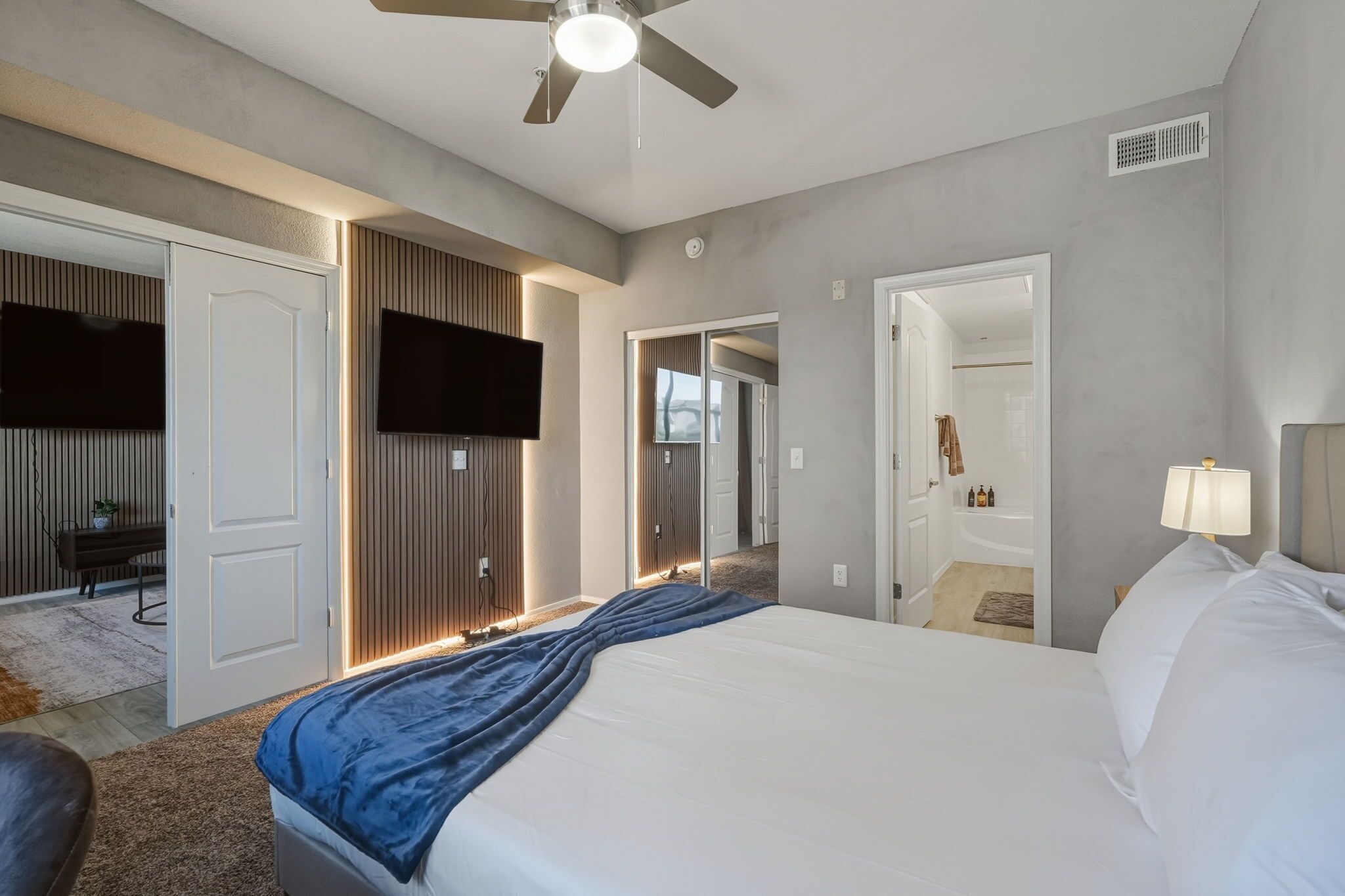 2 Schlafzimmer, Bügeleisen/Bügelbrett, kostenloses WLAN, Bettwäsche