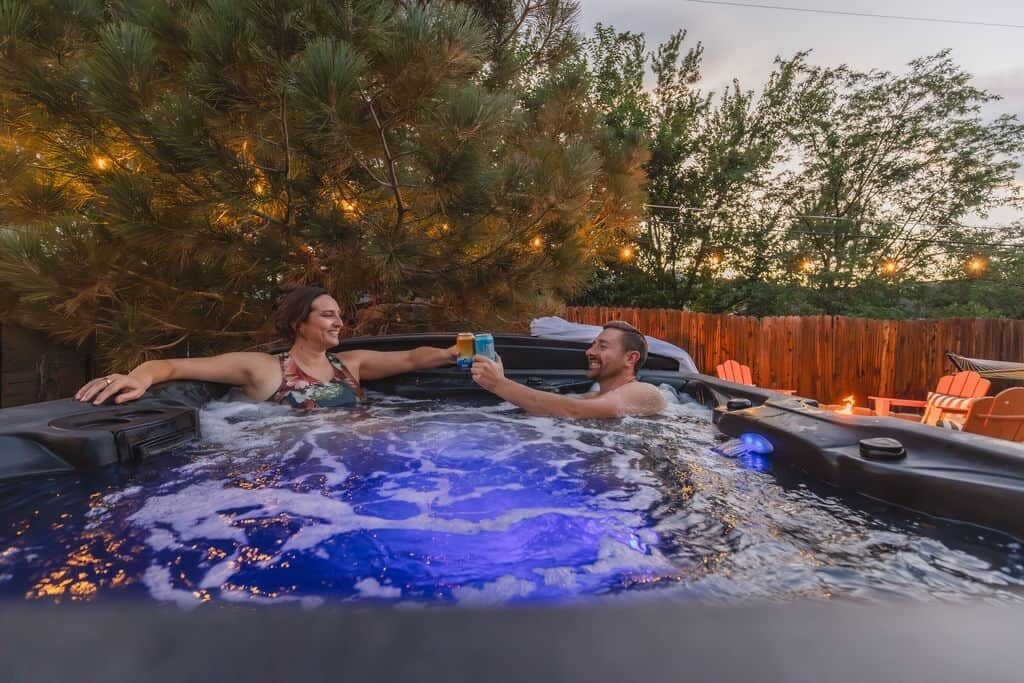 Bain à remous extérieur