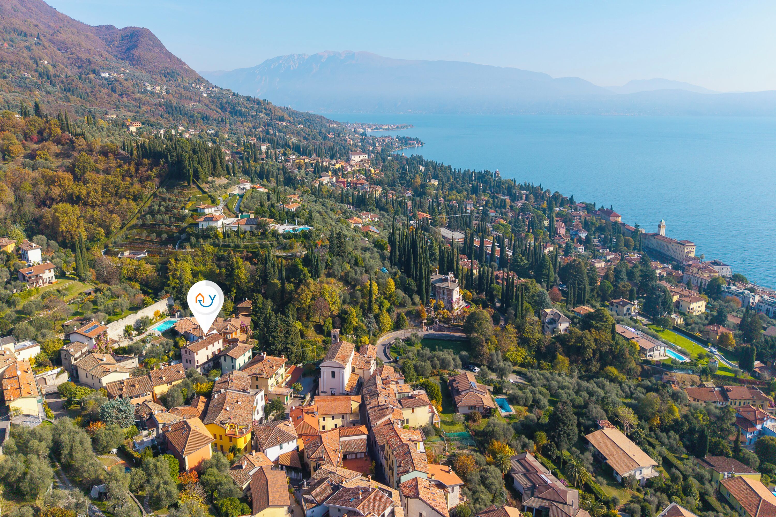 Standard Apartment, Multiple Bedrooms, Mountainside (Le Fontane With View Lake) | Aerial view