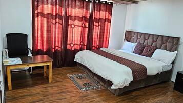 Deluxe Double Room, Hill View | Desk, laptop workspace, free WiFi