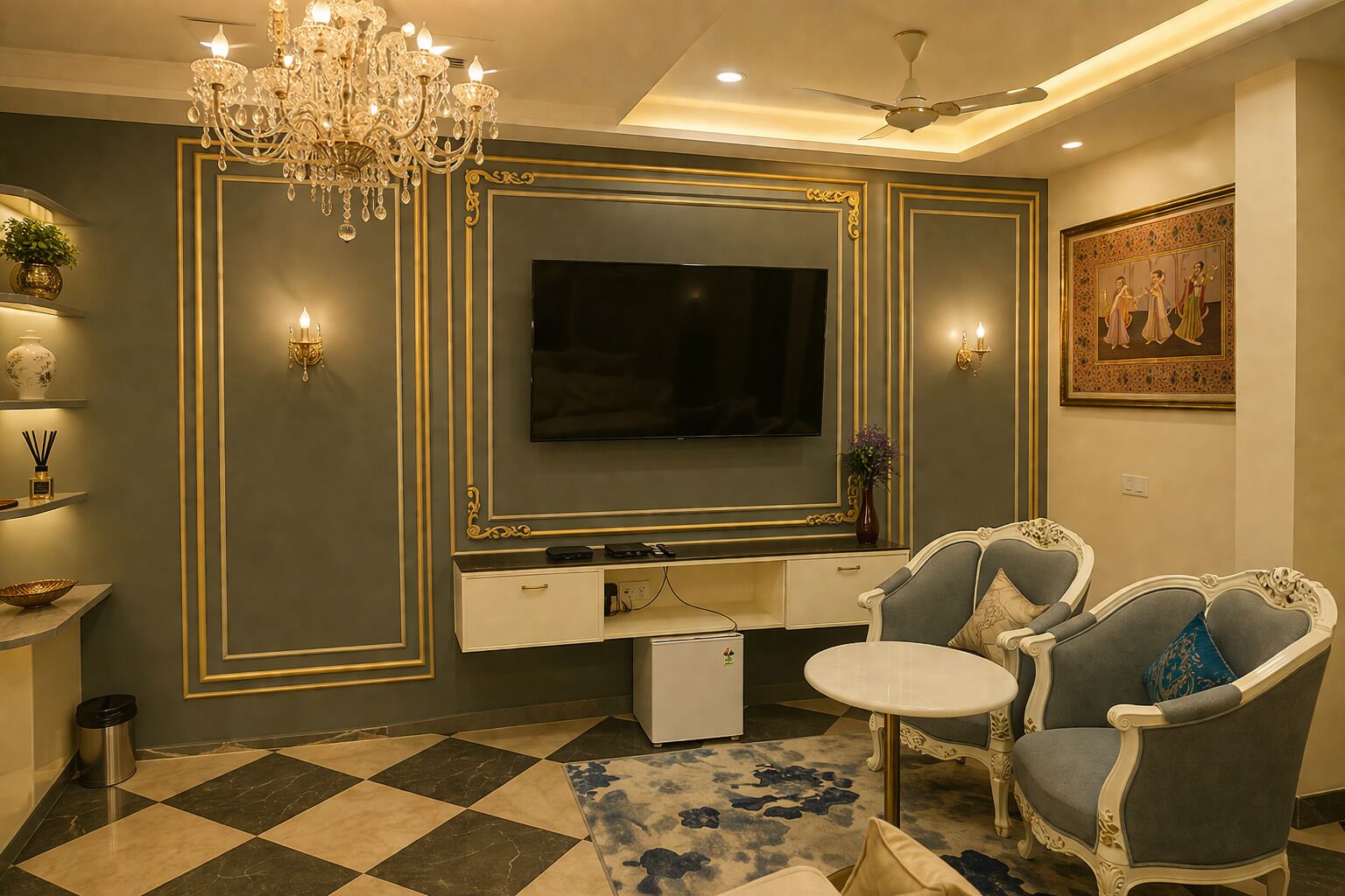 Royal kamer | Een bureau, gratis wifi