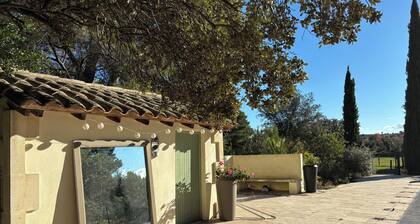 Gîte Alpilles 63m², 4 pers. air-conditioned, Swimming pool, Mas de la Meunerie in Fontvieille