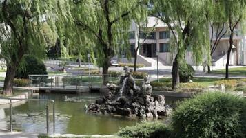 Blick von der Unterkunft