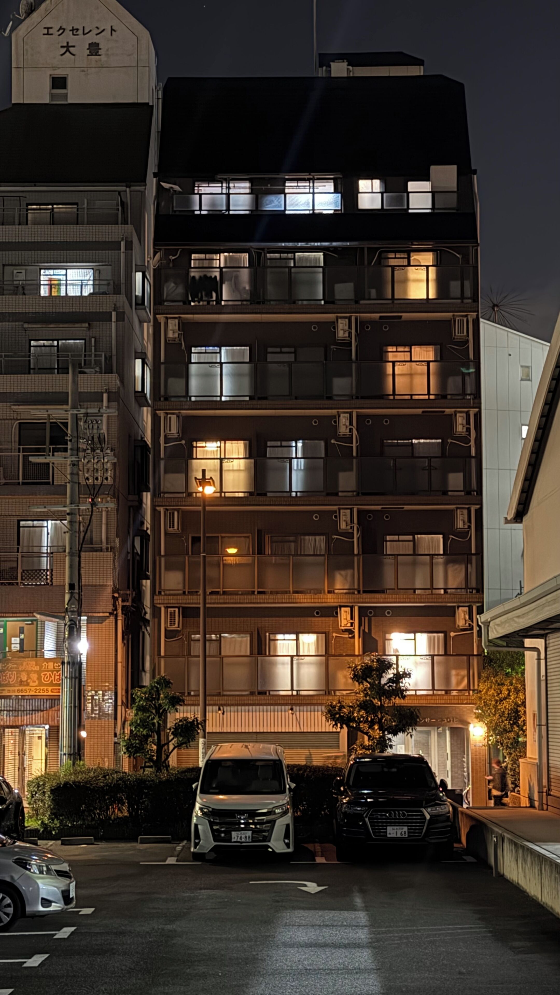施設の正面